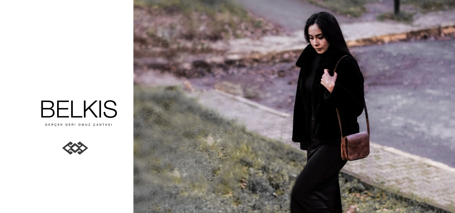 Belkıs Hakiki Deri Omuz Çantası