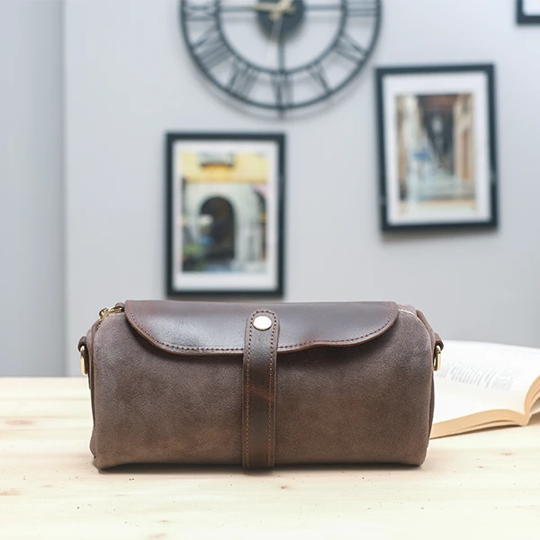 Vizon Süet - Kestane Deri